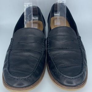 SPERRY black leather penny loafer- size 11